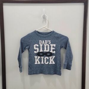 Euc- Boys Thermal Graphic Top - Witty Blue Size 3T